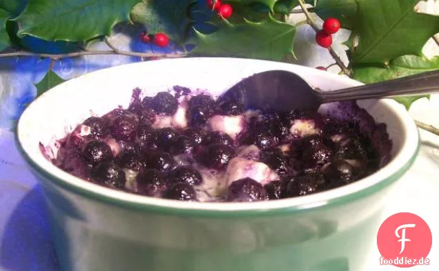 Zitrone Blaubeere Käsekuchen Bars