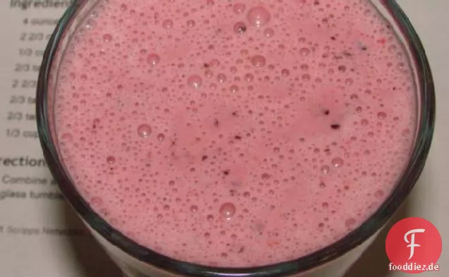 Rot, Weiß, Blaubeere Frühstück Smoothie