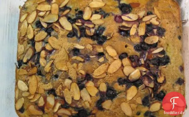 Blueberry-Mandel-Kaffee-Kuchen (fettarm)