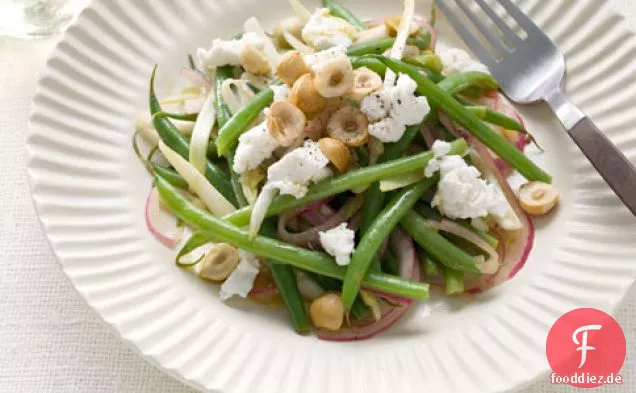 Belgische Endivien, Haricot Vert Und Haselnuss-Salat