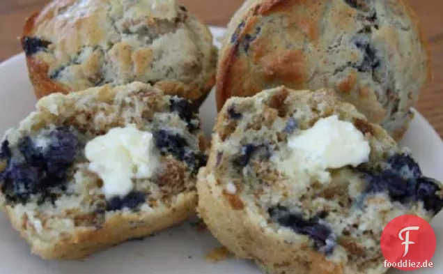 Heidelbeer-Kleie-Muffins