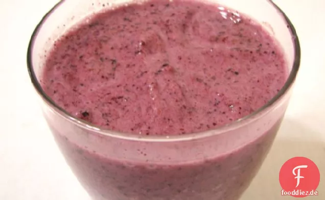 Cremiger Blaubeer-Smoothie