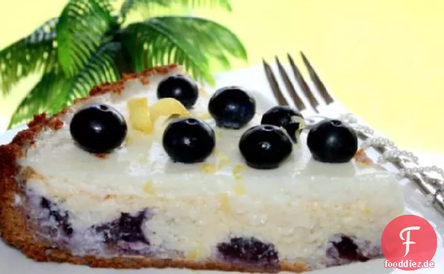 Zitronen-Blaubeer-Käsekuchen