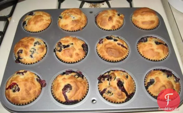 Heidelbeer-Pudding-Kuchen