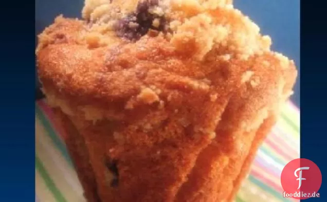 Heidelbeermuffins mit Streusel-Topping