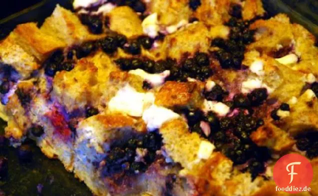 Gebackener Blueberry French Toast