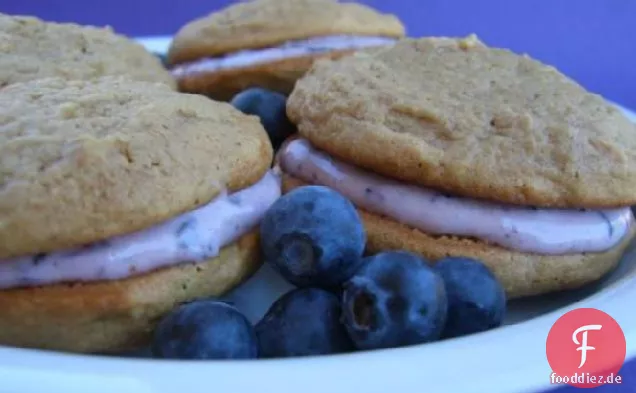 Blueberry Whoopie Pies