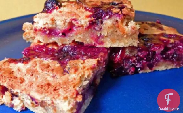 Würzige weiße Schokolade-Blueberry Brownies