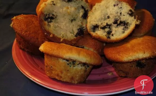 Glutenfreie Blaubeermuffins