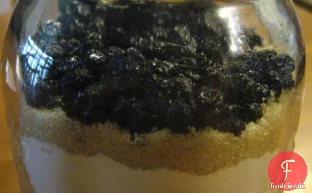 Blueberry Pancake Mix in einem Geschenkglas
