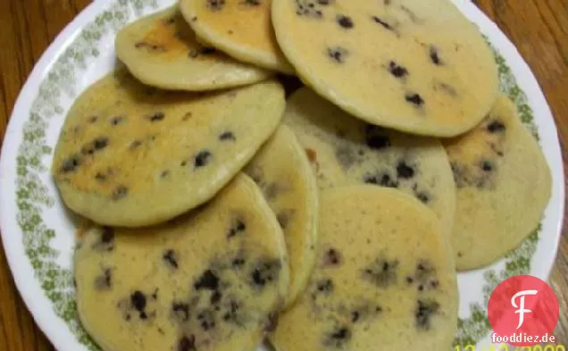 Blaubeer-Orangen-Pfannkuchen