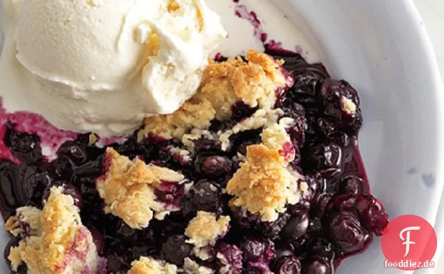 Blueberry-Drop Keks Cobbler