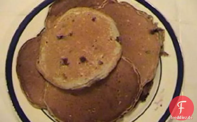 Mehrkorn-Blaubeerwaffeln (oder Pfannkuchen)