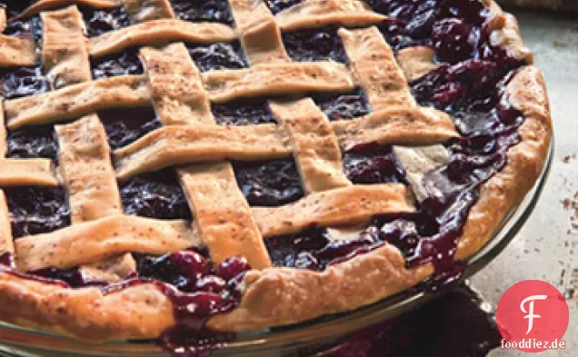 Cranberry und wilde Blaubeerkuchen