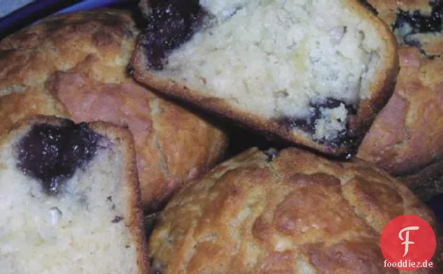 Honig-Blaubeer-Muffins