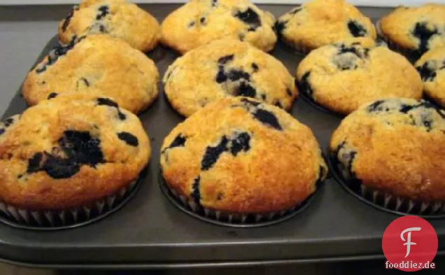 Altmodische Blaubeermuffins