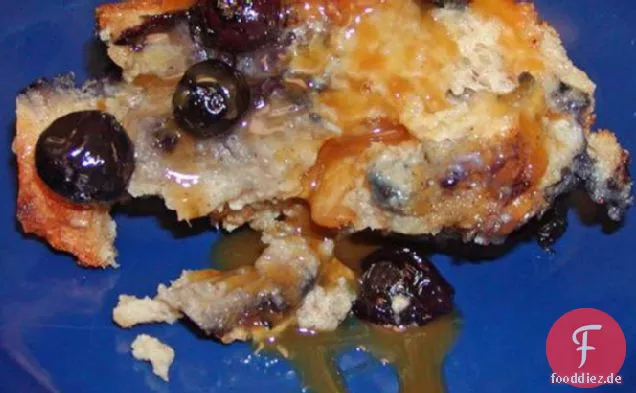 Blaubeere, Brotpudding