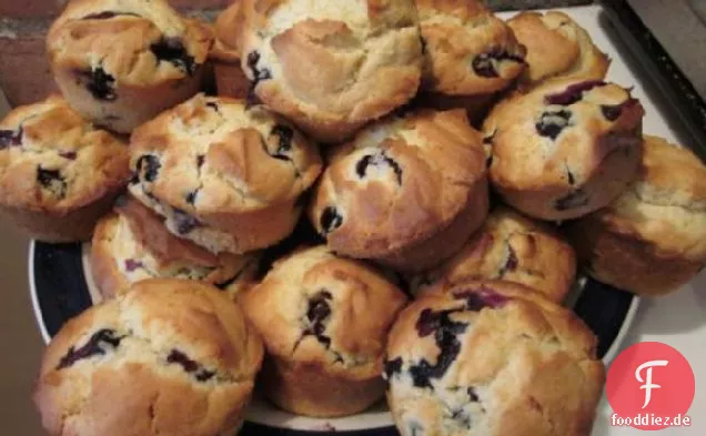 Tims' Mom ' s Blueberry Muffins