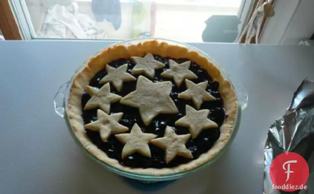 Doppel-Heidelbeer-Cookie-Torte -