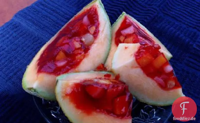 Gefüllte Melone