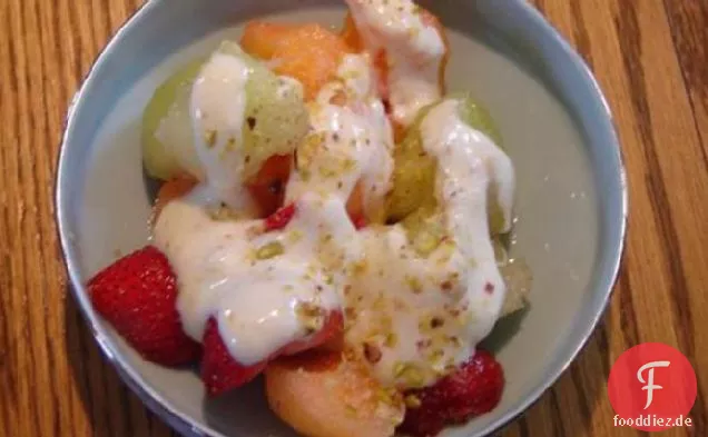 Dip gekrönt Obstsalat