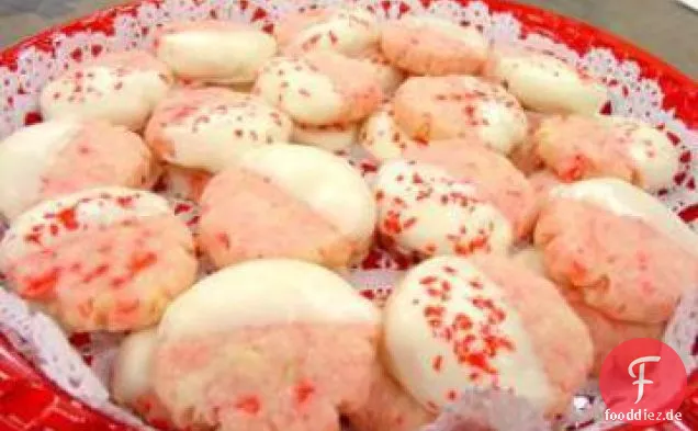 Weiß-Schokolade Kirsche Shortbread