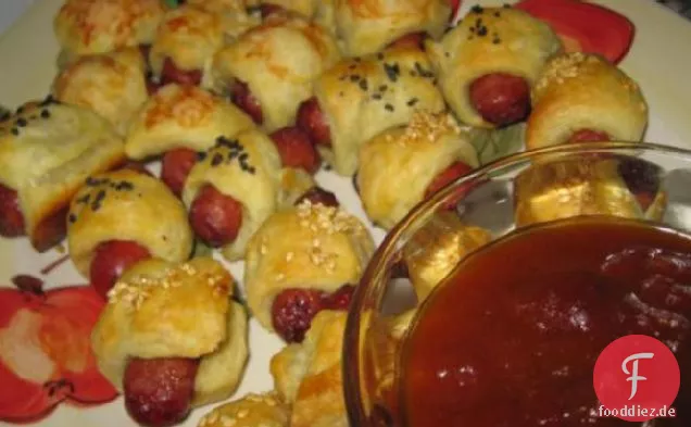 Schweine in einer Decke Mit Curry - 