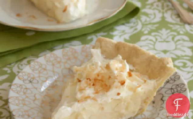 Klassische geröstete Kokoscreme-Torte
