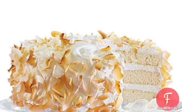 Frischer Kokosnusskuchen
