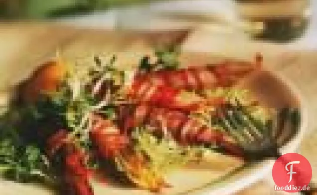 Warmer Pancetta-verpackter Endiviensalat