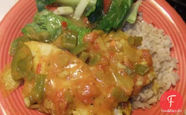 Fisch in Kokosmilch Curry