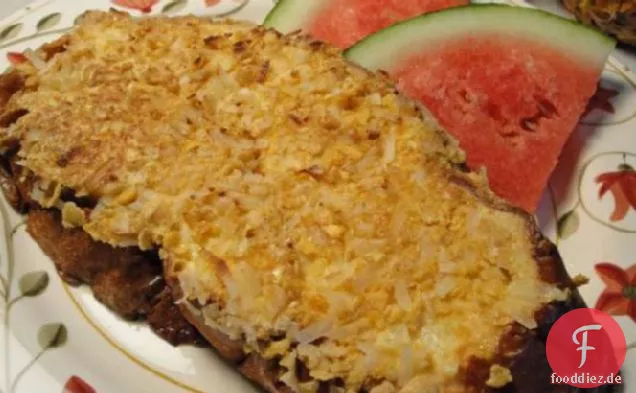 Kokos-Macadamia-Nuss-Französisch Toast