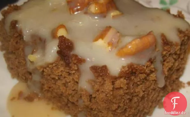 Deutsch-Schokoladenkuchen Mit Kokos-Pekannuss-Sauce