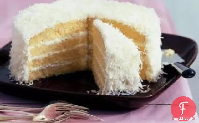 Kokosnuss-Schicht-Kuchen