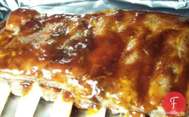 Baby Back Ribs mit Espresso-BBQ-Sauce