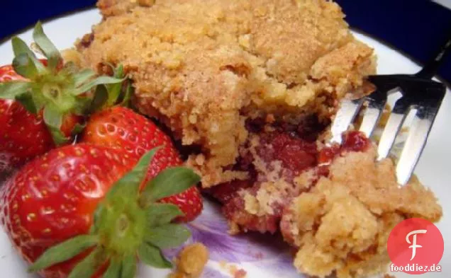 Erdbeer-Sauerrahm-Kaffee-Kuchen