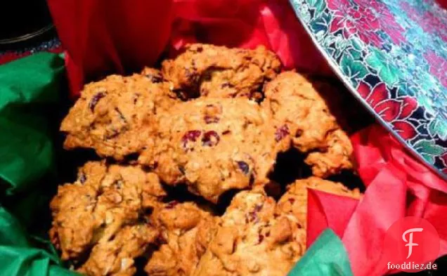 Cranberry Pecan Hafer Kekse