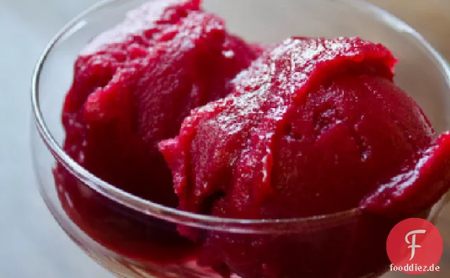 Cranberry und Lillet Rouge Sorbet