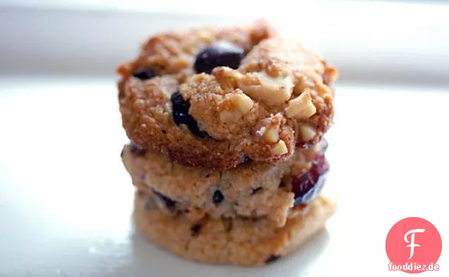 Glutenfreie Cranberry Walnuss Schokolade Chip Cookies