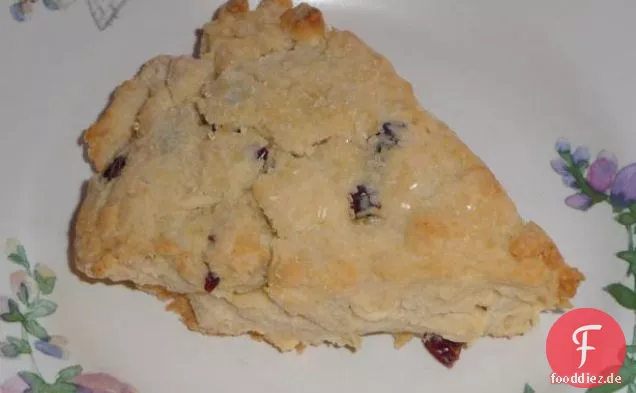 Craisin Weiße Schokolade Scones
