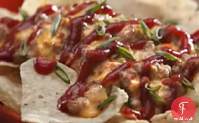 Süße und Würzige Cheeseburger Nachos