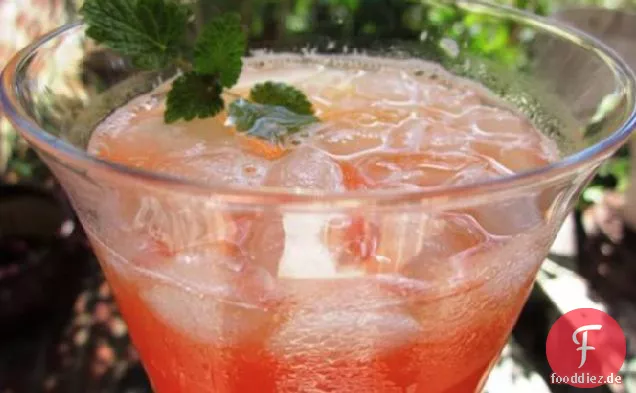 Cranberry-Ananas Eistee