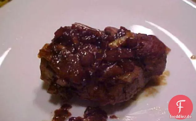 Schweinefilet mit Cranberry-Granatapfelsauce