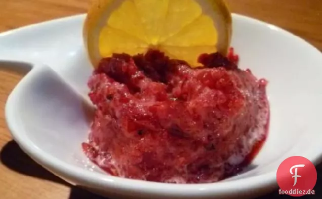 Cranberry-Ananas-Sorbet