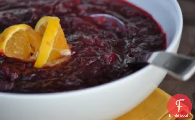 Zuckerfreie Thanksgiving-Cranberry-Sauce