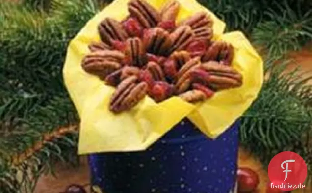 Würzige Pekannüsse N Preiselbeeren