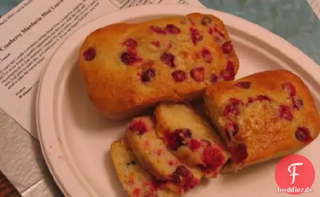 Lennie ' s Cranberry Mandarin Mini-Brote