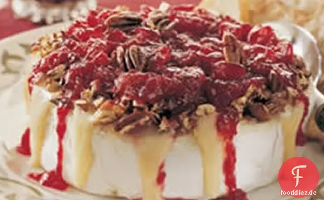 Bonaparte mit Pekannüssen und Preiselbeeren