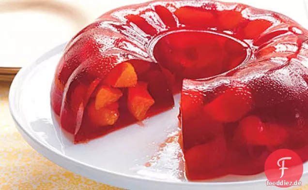 Cranberry-Orange Gelatine Form