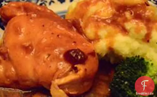 Slow Cooker Cranberry Huhn